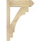 Ekena Millwork Merced Rough Sawn Arts and Crafts Outlooker, Douglas Fir, 6"W x 18"D x 26"H OUT06X18X26MRC03RDF - alternate 3